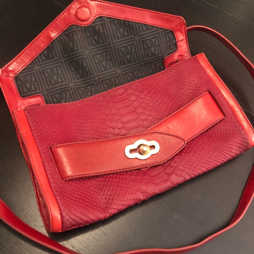 Dvf Crossbody Bag With Python Embellished Leather - image 3